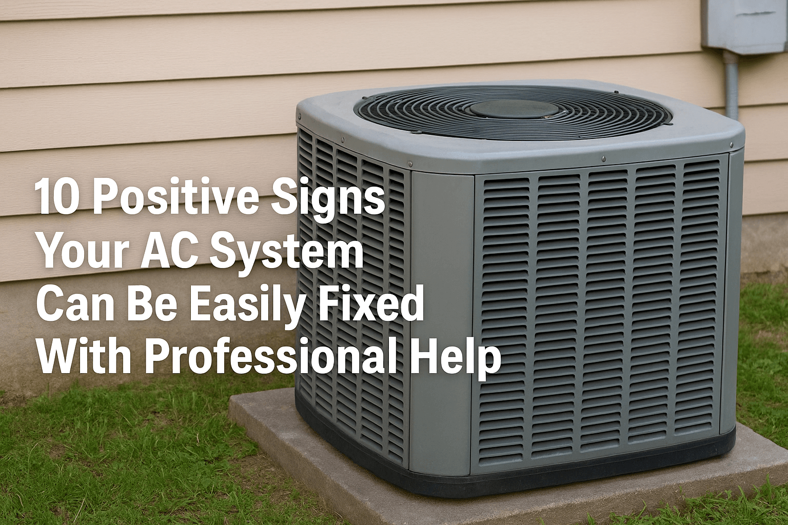 AC System Warning Signs: Professional HVAC Technician Inspecting Home Air Conditioner