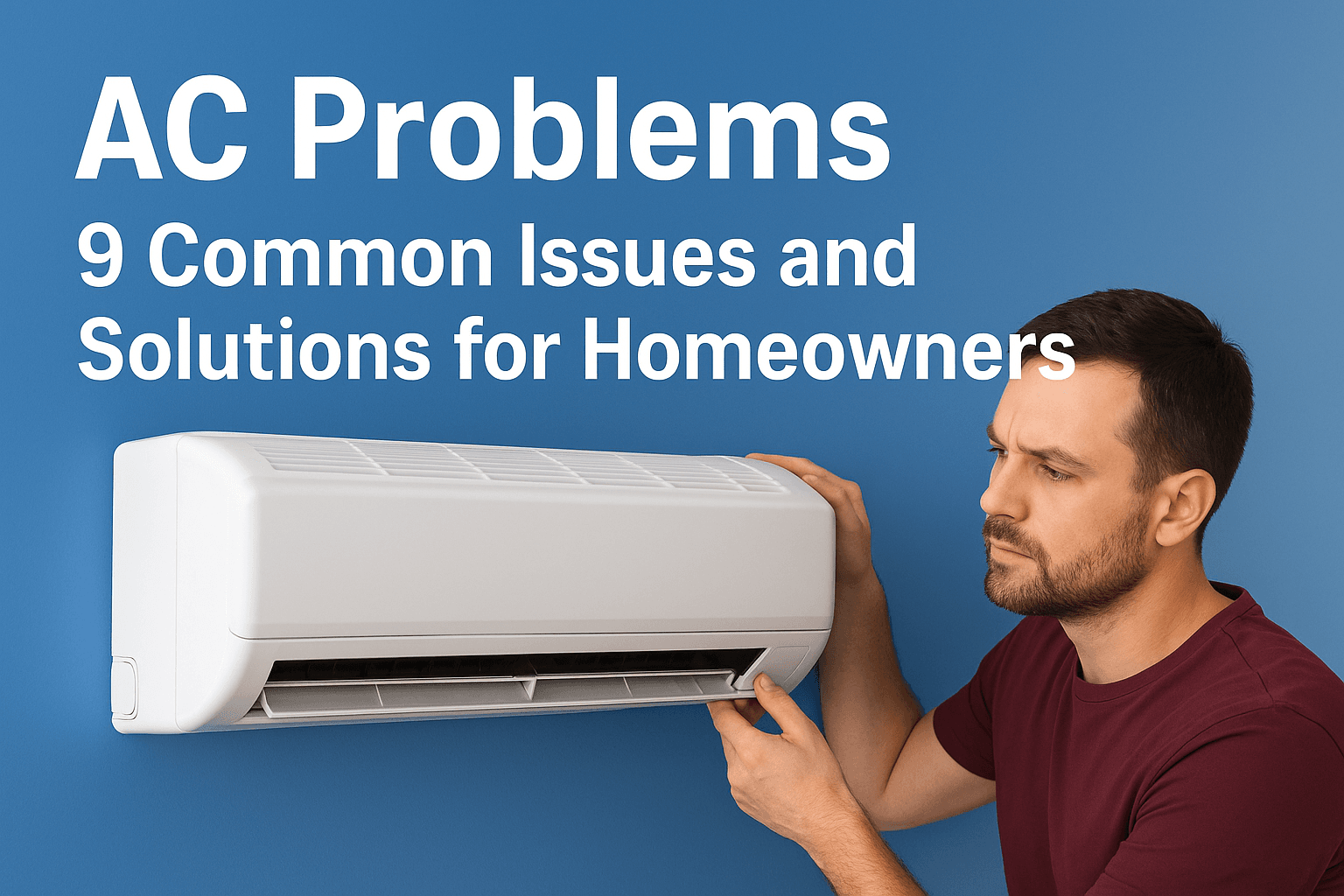 “AC system maintenance and common AC problems for homeowners”